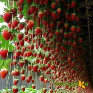 Клубника ампельная Анастасия купить по цене от 370р. в интернет-магазине «Посадика» с доставкой почтой в в Нефтеюганске и по всей России – [изображение №1].